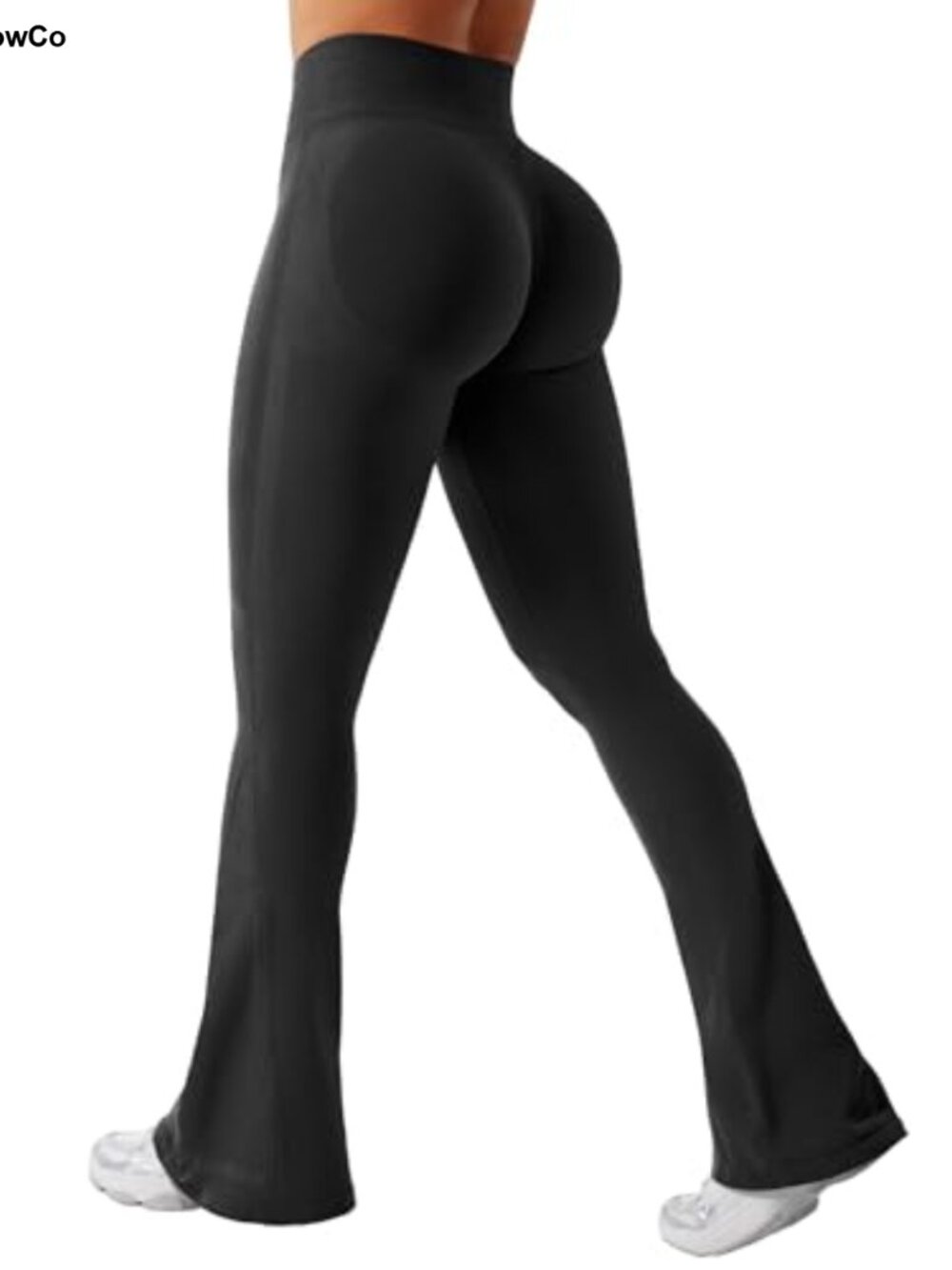 Mini Flare Seamless Leggings High Waisted Booty Lifting Yoga Pants